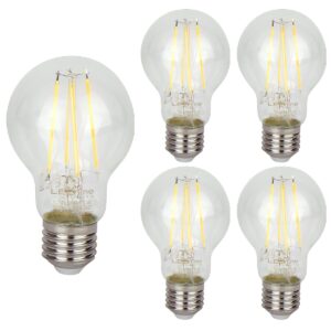 LED line LITE LED Filament Lamp A60 E27 - 10W (vervangt 100W) - 1200lm - Ø60mm - 230V - Energiezuinig - 5 stuks