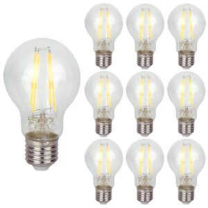 LED line LITE LED Filament Lamp A60 E27 - 7W (vervangt 70W) - 840lm - Ø60mm - 230V - Dimbaar - Energiezuinig - 10 stuks