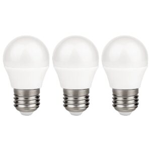 LED line LITE Kogellamp G45 E27 - 6W (vervangt 40W) - 510lm - Ø45mm - 230V - Energiezuinig - 3 stuks