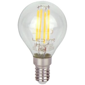 LED line LITE LED Filament Kogellamp G45 E14 - 4W (vervangt 40W) - 480lm - Ø45mm - 230V - Energiezuinig