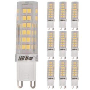 LED line LITE LED Insteeklamp G9 - 6W (vervangt 50W) - 550lm - Ø16mm - 230V - Energiezuinig - 10 stuks