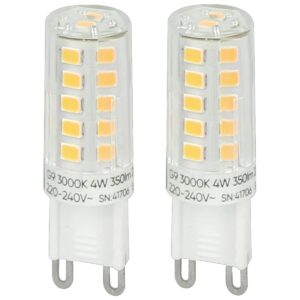 LED line LITE LED Insteeklamp G9 - 4W (vervangt 30W) - 350lm - Ø16mm - 230V - Energiezuinig - 2 stuks