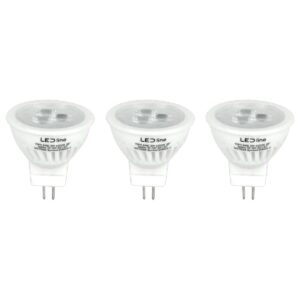 LED line PRIME LED Spot GU4 MR11 - 3W (vervangt 30W) - 330lm - Ø35mm - 12V - Energiezuinig - 3 stuks