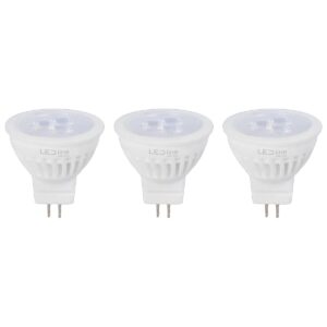 LED line PRIME LED Spot GU4 MR11 - 3W (vervangt 30W) - 330lm - Ø35mm - 12V - Energiezuinig - 3 stuks
