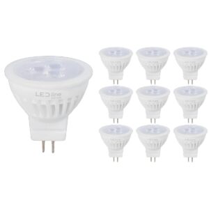 LED line PRIME LED Spot GU4 MR11 - 3W (vervangt 30W) - 330lm - Ø35mm - 12V - Energiezuinig - 10 stuks
