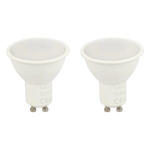 LED line LED Spot GU10 - 7W (vervangt 40W) - 600lm - Ø50mm - 230V - Energiezuinig - 2 stuks