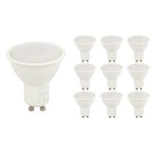 LED line LED Spot GU10 - 7W (vervangt 40W) - 600lm - Ø50mm - 230V - Energiezuinig - 10 stuks