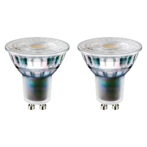 LED line LED Spot GU10 - 5.5W (vervangt 40W) - 500lm - Ø50mm - 230V - Dimbaar -  Energiezuinig - 2 stuks