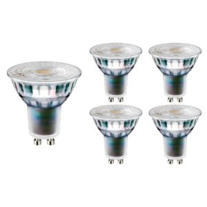 LED line LED Spot GU10 - 5.5W (vervangt 40W) - 500lm - Ø50mm - 230V - Dimbaar -  Energiezuinig - 5 stuks