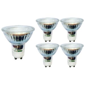 LED line LED Spot GU10 - 5W (vervangt 30W) - 410lm - Ø50mm - 230V - Energiezuinig - 5 stuks