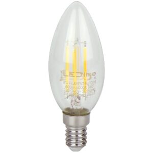 LED line LITE LED Filament Kaarslamp C35 E14 - 5W (vervangt 50W) - 600lm - Ø35mm - 230V - Dimbaar - Energiezuinig
