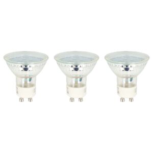 LED line LED Spot GU10 - 1W (vervangt 6W) - 80lm - Ø50mm - 230V - Energiezuinig - 3 stuks