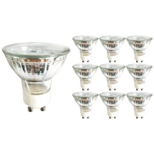 LED line LED Spot GU10 - 3W (vervangt 20W) - 273lm - Ø50mm - 230V - Energiezuinig - 10 stuks