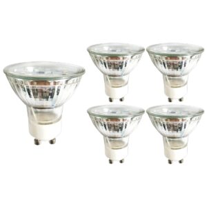 LED line LED Spot GU10 - 5W (vervangt 40W) - 450lm - Ø50mm - 230V - Energiezuinig - 5 stuks