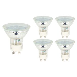 LED line LED Spot GU10 - 1W (vervangt 6W) - 80lm - Ø50mm - 230V - Energiezuinig - 5 stuks