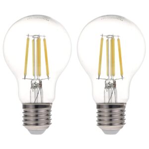 Optonica LED Filament Lamp A60 E27 - 6W (vervangt 40W) - 630lm - 2700K Warm Wit - 230V - Ø 60mm - Energiezuinig - 2 stuks