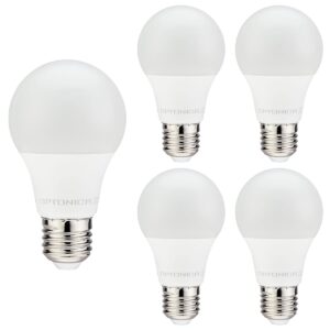 Optonica LED Lamp A60 E27 - 9W (vervangt 70W) - 806lm - 6000K Koel Wit - 230V - Ø60mm - Dimbaar - Energiezuinig - 5 stuks