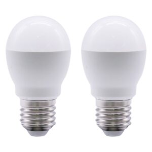 Optonica LED Kogellamp G46  E27 - 10W (vervangt 85W) - 1000lm - 2700K Warm Wit - 230V - Ø46mm - Energiezuinig - 2 stuks
