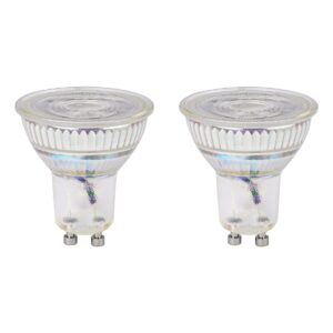 Optonica LED Spot GU10 - 6W (vervangt 60W) - 700lm - 2800K Warm Wit - 230V - Dimbaar - Energiezuinig - 2 stuks