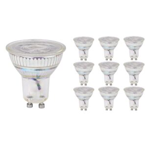 Optonica LED Spot GU10 - 6W (vervangt 60W) - 700lm - 2800K Warm Wit - 230V - Dimbaar - Energiezuinig - 10 stuks