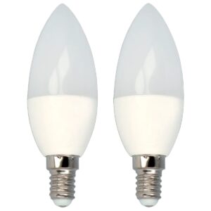 LED line LITE LED Kaarslamp C37 E14 - 6W (vervangt 40W) - 522lm - Ø37mm - 230V - Energiezuinig - 2 stuks