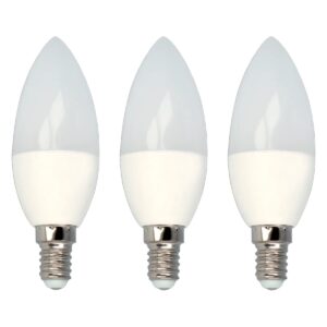 LED line LITE LED Kaarslamp C37 E14 - 6W (vervangt 40W) - 522lm - Ø37mm - 230V - Energiezuinig - 3 stuks