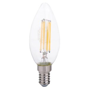 Optonica LED Filament Kaarslamp C35 E14 - 6W (vervangt 60W) - 730lm - 2700K Warm Wit - 230V - Ø35mm - Energiezuinig