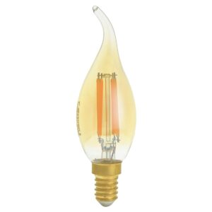 Optonica LED Kaarslamp C35 E14 - 4W (vervangt 35W) - 400lm - 2500K Extra Warm Wit - 230V - Ø35mm - Energiezuinig