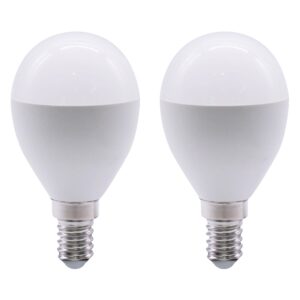 Optonica LED Kogellamp G46 E14 - 10W (vervangt 85W) - 1000lm - 6000K Koel Wit - 230V - Ø46mm - Energiezuinig - 2 stuks
