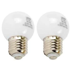 LED line LITE LED Kogellamp G45 E27 - 1W (vervangt 7W) - 80lm - Ø45mm - 230V - Energiezuinig - 2 stuks