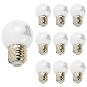 LED line LITE LED Kogellamp G45 E27 - 1W (vervangt 7W) - 80lm - Ø45mm - 230V - Energiezuinig - 10 stuks