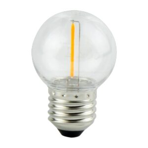 LED line LITE LED Filament Kogellamp G45 E27 - 1W (vervangt 4W) - 50lm - Ø45mm - 230V - Energiezuinig