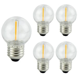 LED line LITE LED Filament Kogellamp G45 E27 - 1W (vervangt 4W) - 50lm - Ø45mm - 230V - Energiezuinig - 5 stuks