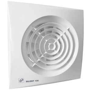 Soler & Palau Silent-100 CRZ Badkamerventilator 100mm - Met Tmer - 95 m³/h - Stil