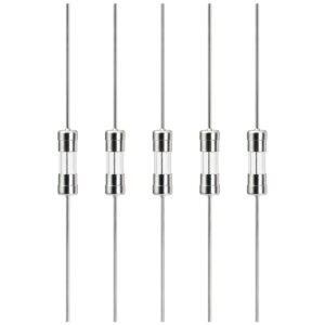 VLTG Glaszekering met Soldeerdraad - 3.6x10mm - 8A - Traag (T) - 125V/250V AC - 5 stuks