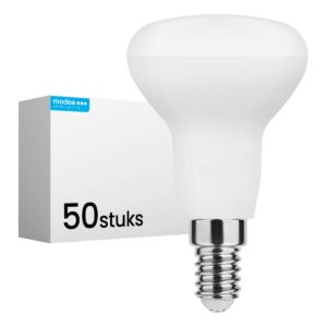 Modee E14 LED Lamp 4.9W - 470lm - 2700K - Warm Wit - LED Spot R50 - Vervangt 40W Halogeen Gloeilamp - 50 stuks