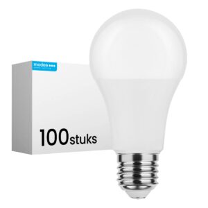Modee E27 LED Lamp 18.5W - 1900lm - 6000K - Daglicht Wit - Globe A65 - Vervangt 120W Halogeen Gloeilamp - 100 stuks