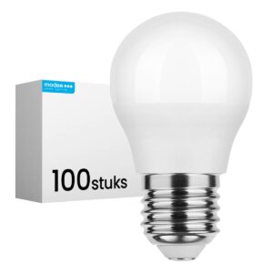 Modee E27 LED Lamp 2.9W - 250lm - 2700K - Warm Wit - Globe Mini P45 - Vervangt 25W Halogeen Gloeilamp - 100 stuks