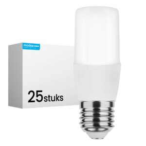 Modee E27 LED Lamp 4.9W - 450lm - 2700K - Warm Wit - LED Stick Lamp T35 - Vervangt 45W Halogeen Gloeilamp - 25 stuks