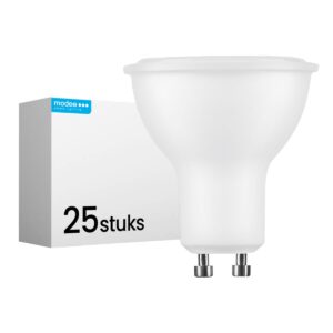 Modee GU10 LED Lamp 7W - 700lm - 4000K - Neutraal Wit - LED Spot - Vervangt 54W Halogeen Gloeilamp - 25 stuks