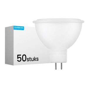 Modee GU5.3 LED Lamp 5W - 450lm - 2700K - Warm Wit - LED Spot MR16 - Vervangt 35W Halogeen Gloeilamp - 50 stuks