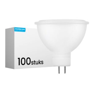 Modee GU5.3 LED Lamp 5W - 450lm - 2700K - Warm Wit - LED Spot MR16 - Vervangt 35W Halogeen Gloeilamp - 100 stuks