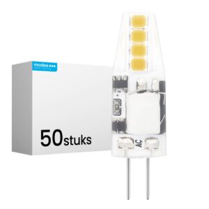 Modee LED Lamp G4 - 1.8W 2700K 180lm 12V - LED Lamp insteek - Warm Wit - 50 stuks