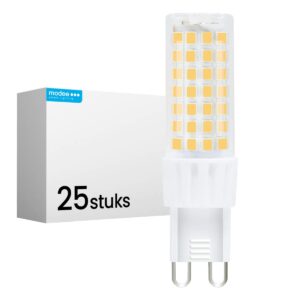 Modee LED Lamp G9 - 6W 4000K 600lm 230V - LED Lamp insteek - Wit Licht - 25 stuks
