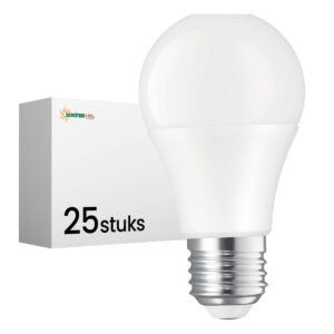 Spectrum LED Lamp E27 10W - 24V - 1050 Lumen - 3000K Warm wit - Gezellig licht - Energiezuinig - 25 stuks