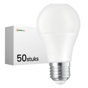 Spectrum LED Lamp E27 10W - 24V - 1050 Lumen - 3000K Warm wit - Gezellig licht - Energiezuinig - 50 stuks
