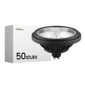 Spectrum GU10 LED Spot AR111 - 14 Watt - 230V - 1200 Lumen - 2700K Warm wit - Gezellig licht - Energiezuinig - 50 stuks