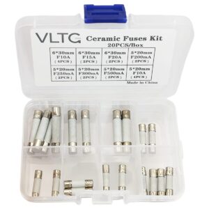 VLTG Multimeter Zekering Set - Keramisch 5x20mm en 6.3x32mm - 20 stuks