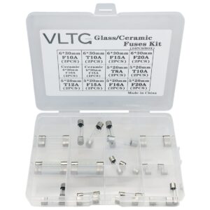 VLTG Magnetron Zekering Set - 5x20mm en 6.3x32mm - 24 stuks