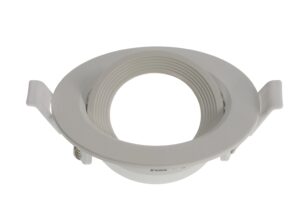 VITO Riko-R - Ronde Verstelbare Inbouwspot GU10 fitting - 75mm - Wit - Draaibare spot voor Plafondmontage
